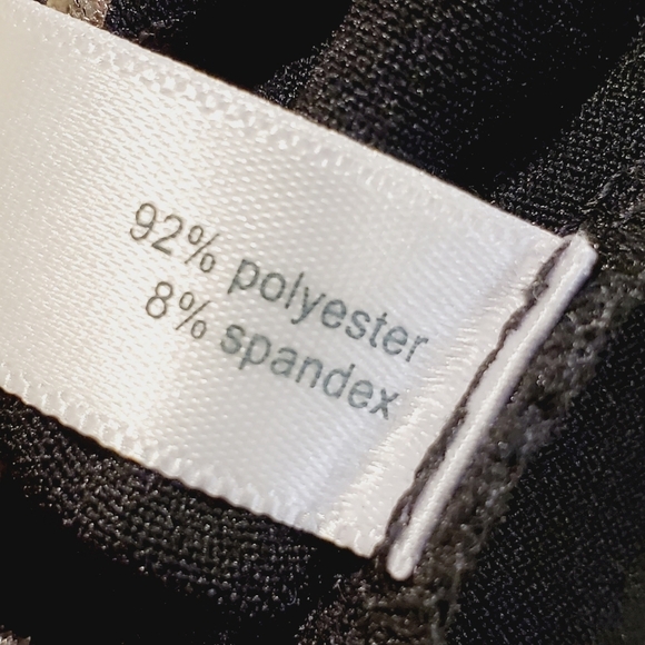 FASHION BUG black and silver tank top plus  size 1X - Picture 8 of 9